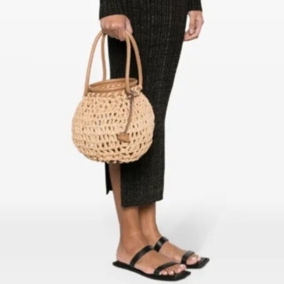 Cult Gia Woven Tote "NEW" - Picture 14 of 16